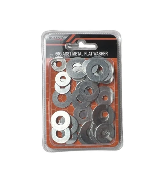 60G ASST METAL FLAT WASHER