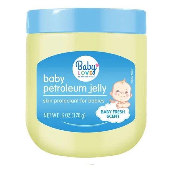 BLUE PETROLEUM JELLY BABY