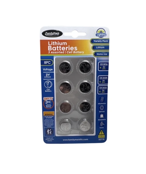 LITHIUM BATTERIES 3 ASST SIZES