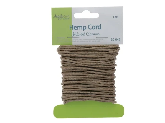 HEMP CORD TOFFEE COLOR