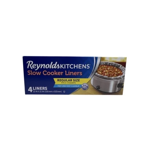 REYNOLDS KITCHENS SLOW COOKER LINERS 4 PACK