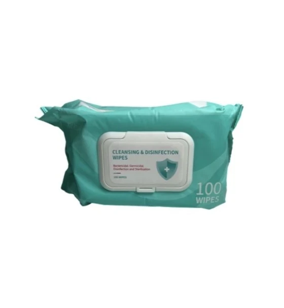 CLEANSING AND DISINFECTION WIPES 100 WIPES