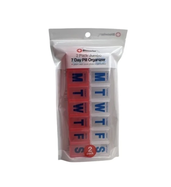 7 DAYS PILL ORGANIZER 2 PACK