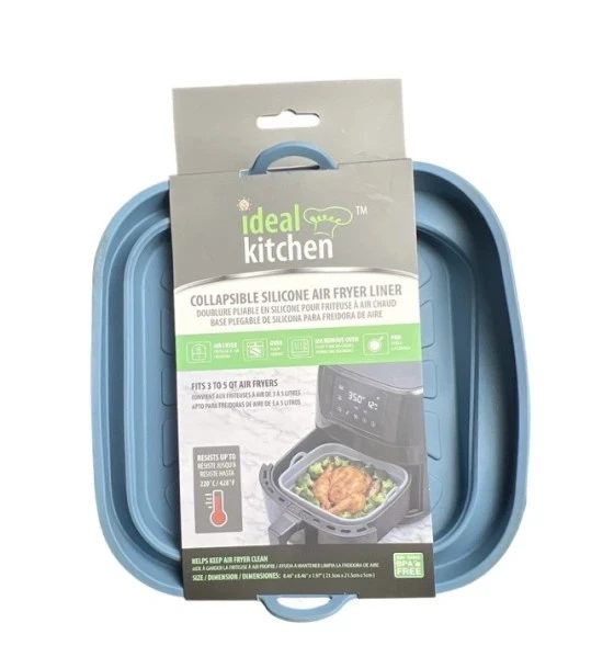 IDEAL KITCHEN COLLAPSIBLE SILICONE AIR FRYER LINER