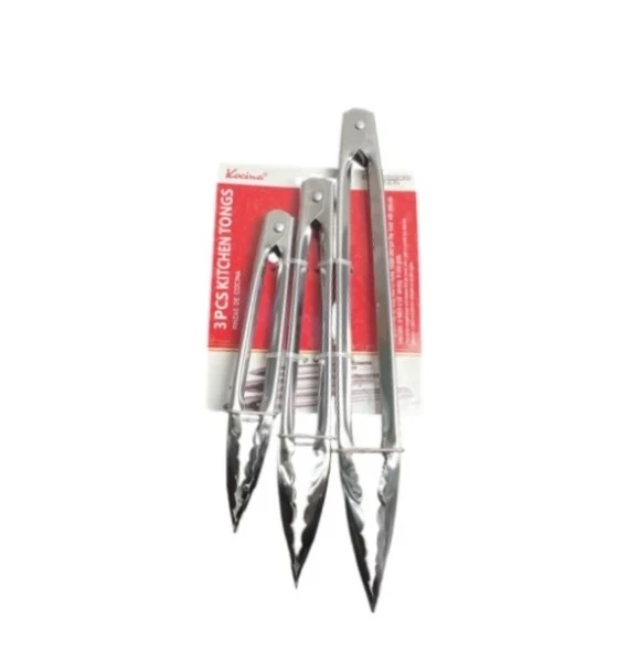 3 PCS KITCHEN TONGS