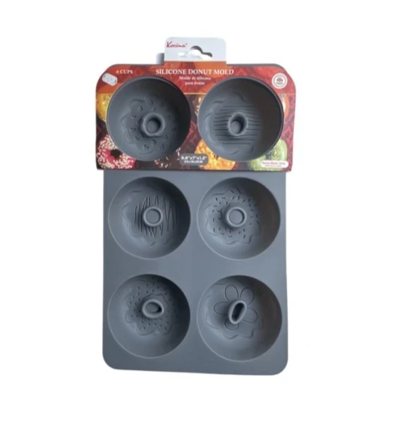SILICONE DONUT MOLD 6 CUPS