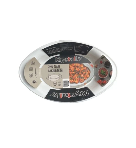 OVAL OPAL GLASS BAKING DISH 11.5 INCH