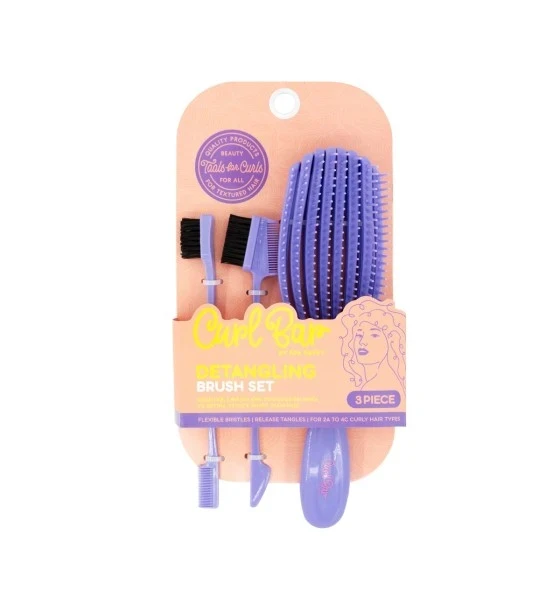 CURL BAR DETANGLING BRUSH SET