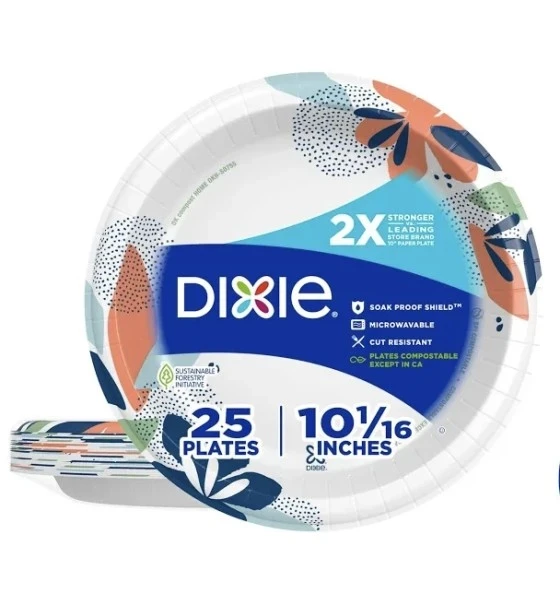 DIXIE 25 PLATES