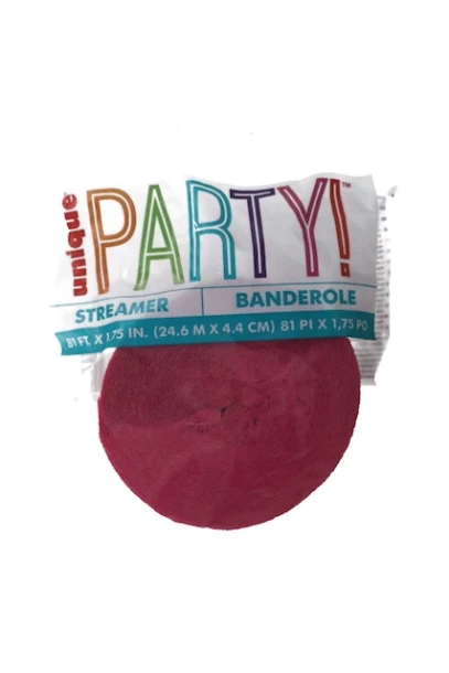 HOT PINK STREAMER