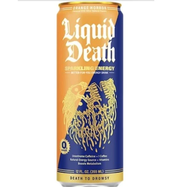 LIQUID DEATH SPARKLING ENERGY 12 FL OZ