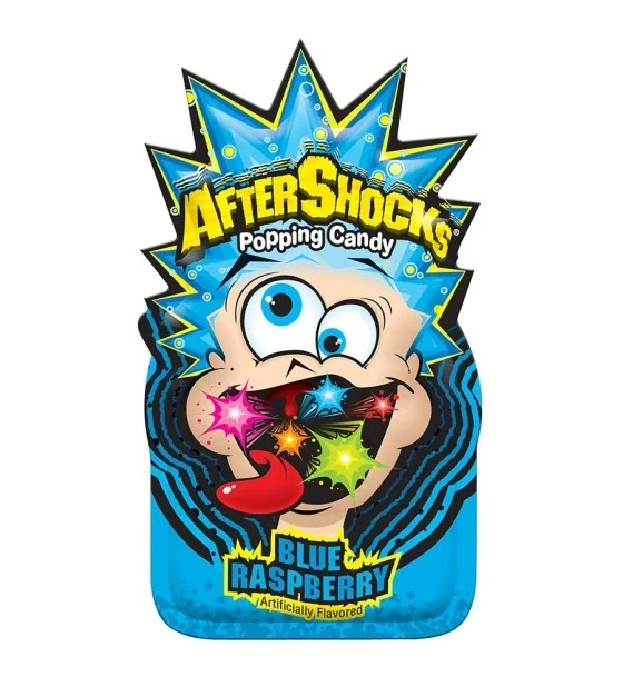 AFTER SHOCKS POPPING CANDY BLUE RASPBERRY