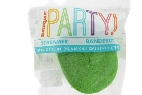 LIME GREEN STREAMER