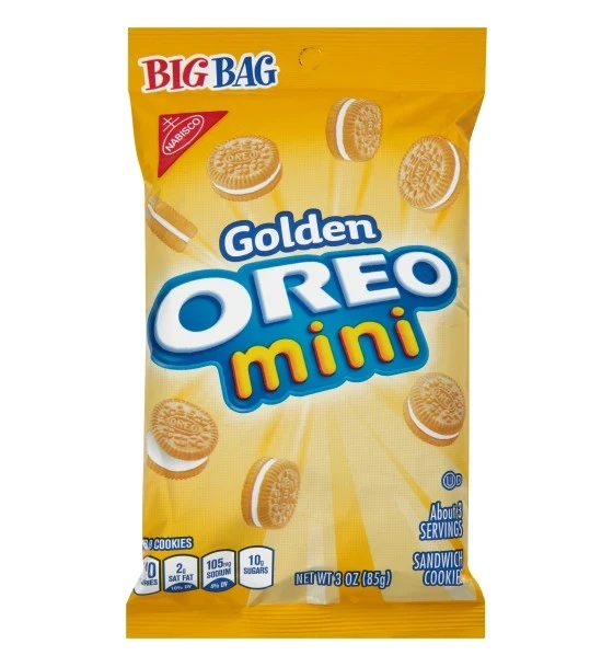 2.49 GOLDEN OREO MINIS 3 OZ
