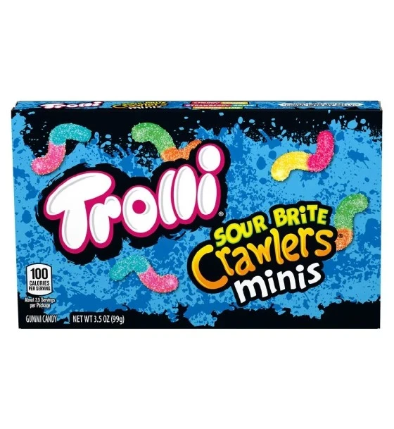 2.49 TROLLI SOUR BRITE CRAWLERS MINIS 3.5 OZ