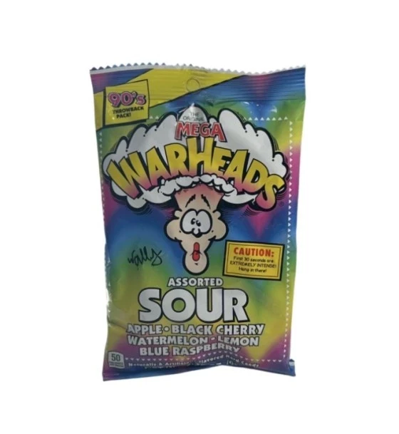 MEGA WARHEADS ASSORTED SOUR