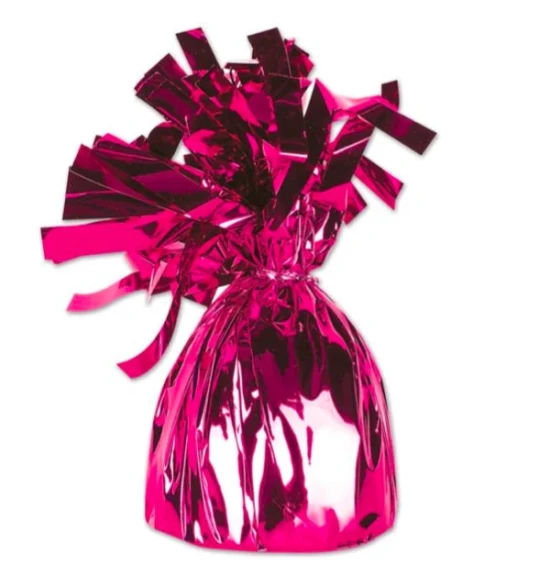 FUCHSIA FOIL BALLOON WEIGHT 6 OZ 5 INCH