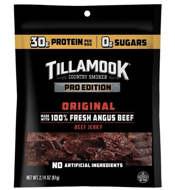 TILLAMOOK PRO EDITION ORIGINAL BEEF JERKY 2.14 OZ