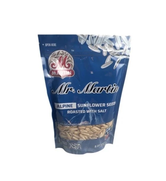 MR MARTIN ALPINE SALTED SUNFLOWER SEEDS 250 GRAM