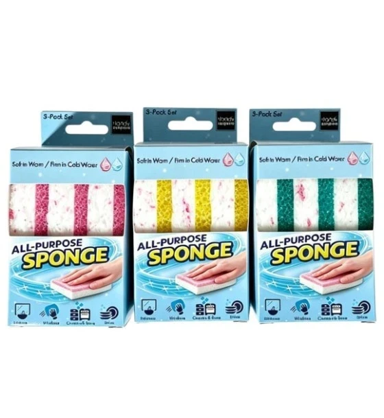 ALL PURPOSE SPONGE 3 PACK