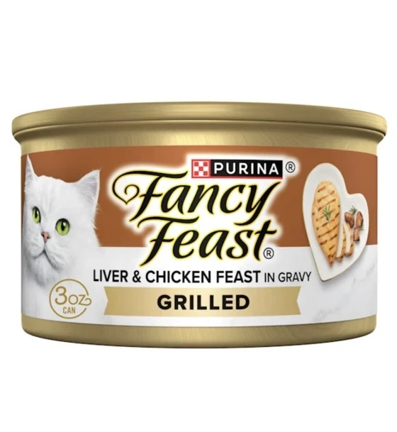 FANCY FEAST LIVER AND CHICKEN FEAST IN GRAVY CAT FOOD