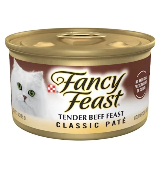 FANCY FEAST TENDER BEEF FEAST CLASSIC PATE CAT FOOD