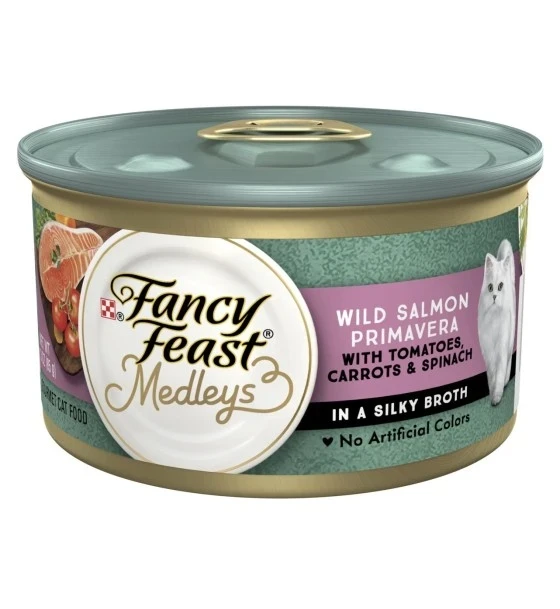 FANCY FEAST MEDLEYS WILD SALMON CAT FOOD