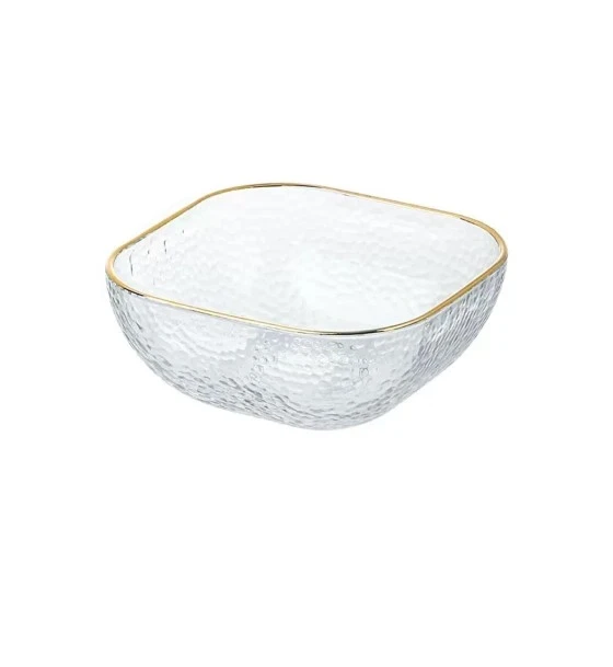 GLASS BOWL 13.5 X 13.5 X 6 CM