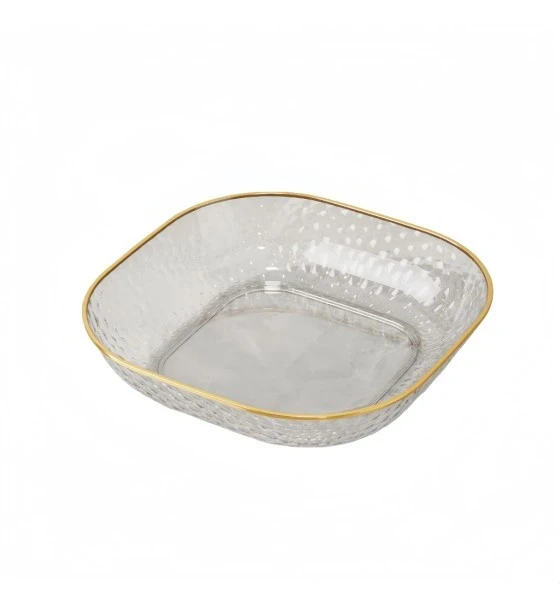 GLASS BOWL 16 X 16 X 7.5 CM