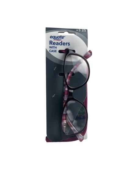 READING GLASSES AND POUCH +3.25