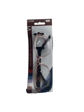 READING GLASSES AND POUCH +3.00