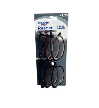 READING GLASSES AND POUCH +3.25