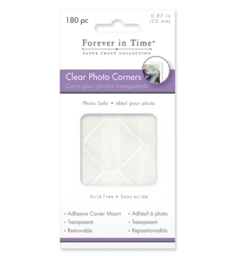 CLEAR PHOTO ADHESIVE CORNERS
