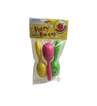 MARACAS PARTY FAVORS 3 PCS