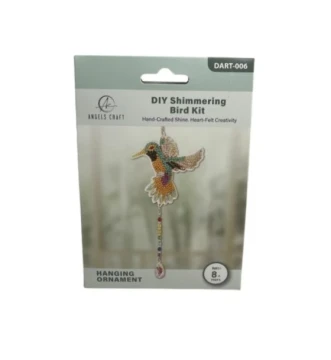 DIY SHIMMERING BIRD KIT HANGING ORNAMENT