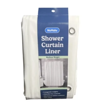 SHOWER CURTAIN LINER MEDIUM WEIGHT