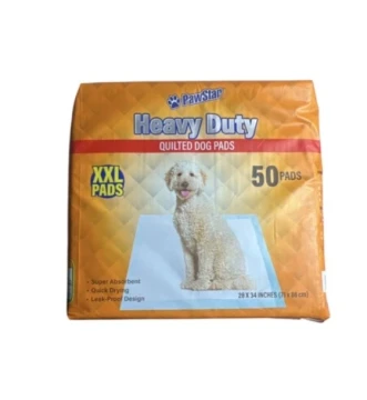 HEAVY DUTY QUILTED DOG PADS XXL 50 COUNT