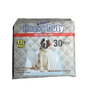 HEAVY DUTY QUILTED DOG PADS XXL 30 COUNT