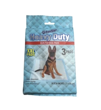 HEAVY DUTY QUILTED DOG PADS XXL 3 COUNT