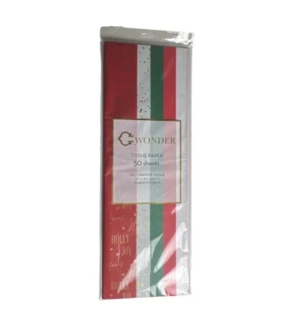 CHRISTMAS TISSUE PAPER 50 SHEETS