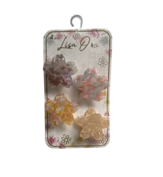 HAIR CLIPS 4 COUNT