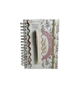 WONDER FRESH START PREMIUM A5 NOTEBOOK PEN