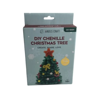 DIY CHENILLE CHRISTMAS TREE
