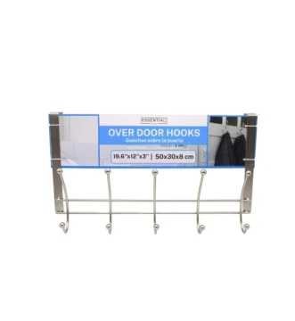 OVER DOOR HOOKS 19.6 X 12 X 3 INCH
