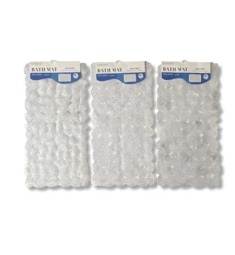 BATH MAT 13.4 X 26.6 INCH CLEAN OVAL STONE PATTERN