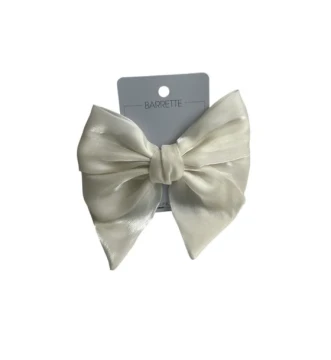 HAIR BOW WHITE