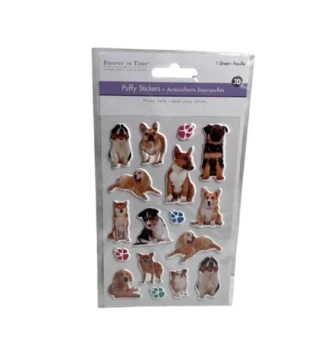 CREATURE PALS 3D PUFFY STICKERS