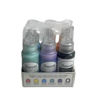 VENEXIA STAINED GLASS PAINT SET