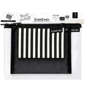 BEBE TRAVEL POUCH SET 3 PACK