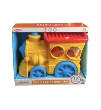 STEAM ENGINE BLOCK TRAIN